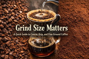 Grind Size Matters: A Quick Guide to Coarse, Drip, and Fine Ground Coffee