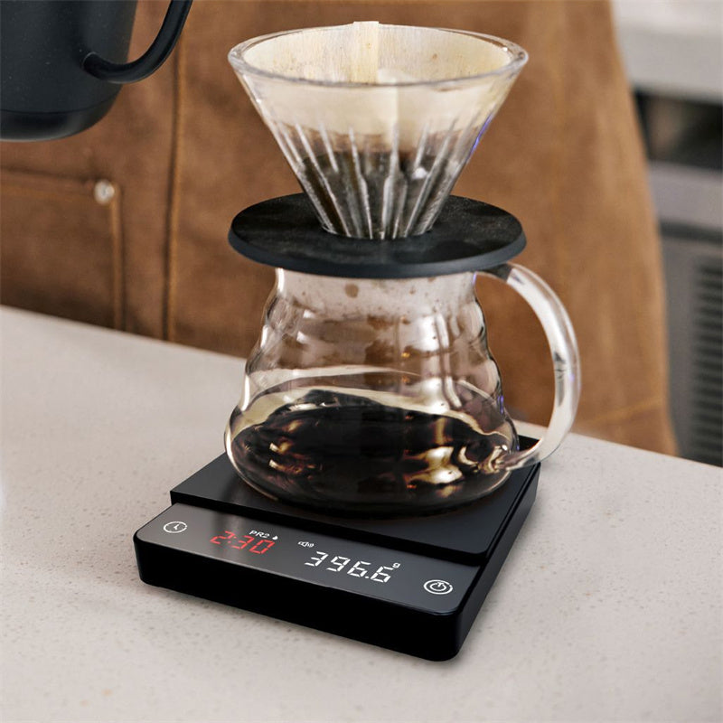 Precision Coffee Scale with Built-In Timer